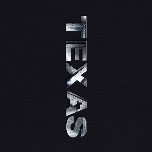 Texas USA T-shirt with map by denissmartin2020